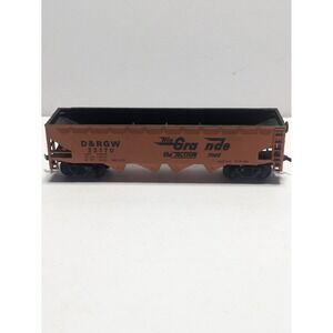 Rio Grande D&RGW 22170 The Action Road Hopper Train Car Brown Vintage HO Scale